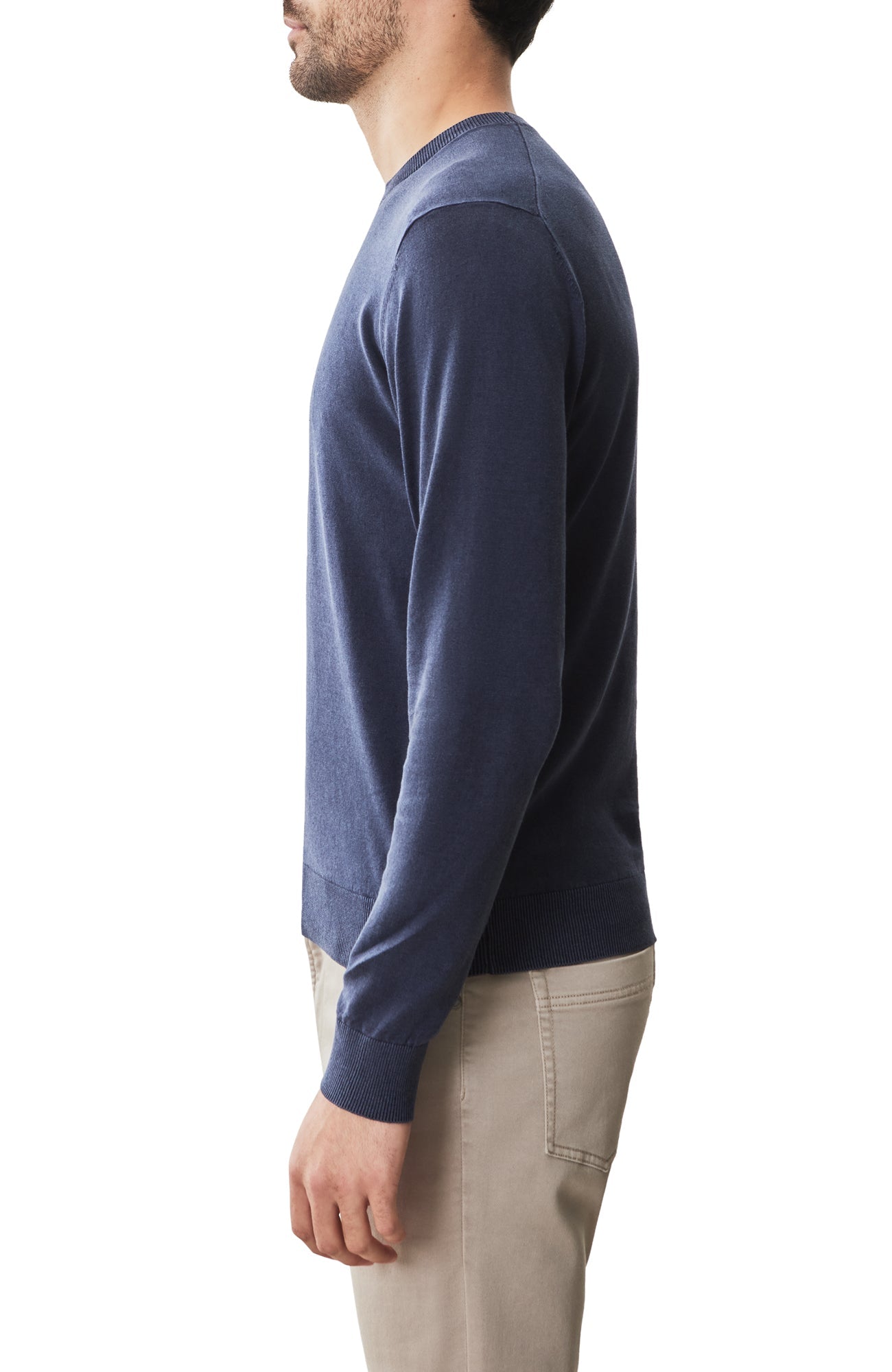 Chandail manches longues pour homme par Robert Barakett | RB51199 Nordic Bleu Marine | Boutique Vvög, vêtements mode pour homme et femme