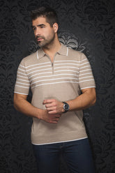 Polo en laine mérino pour homme par Au Noir | OBAN Pierre | Boutique Vvög, inventaire complet de la marque Au Noir