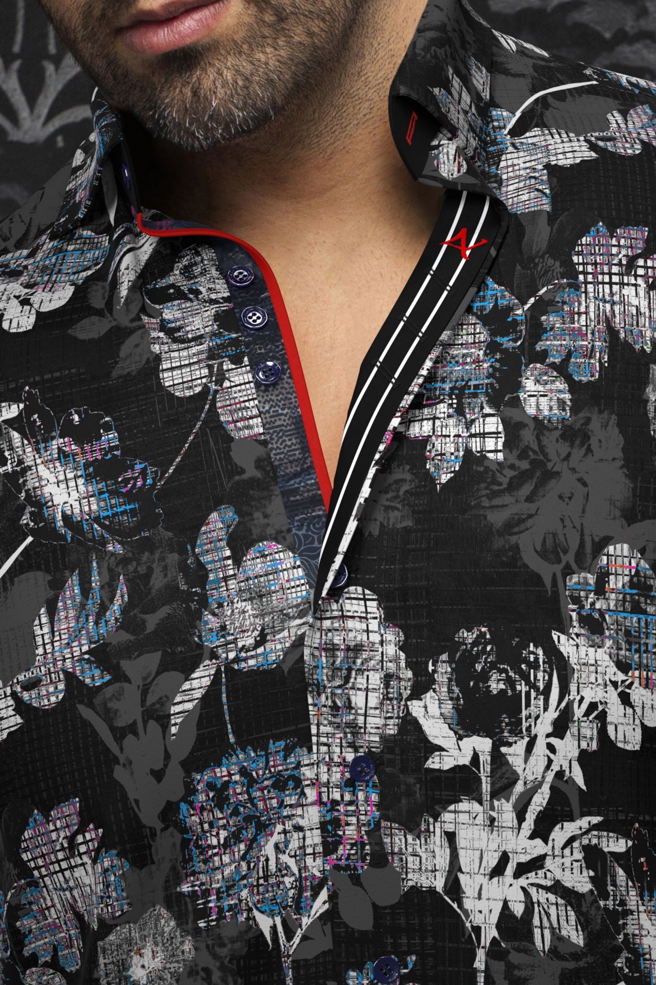 Chemise manches longues pour homme par Au Noir | PEYLON Noir | Boutique Vvög, inventaire complet de la marque Au Noir