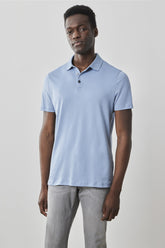 T-shirt à manches courtes pour homme par Robert Barakett | 23336 Georgia Bleu Douve | Boutique Vvög, vêtements mode pour homme et femme