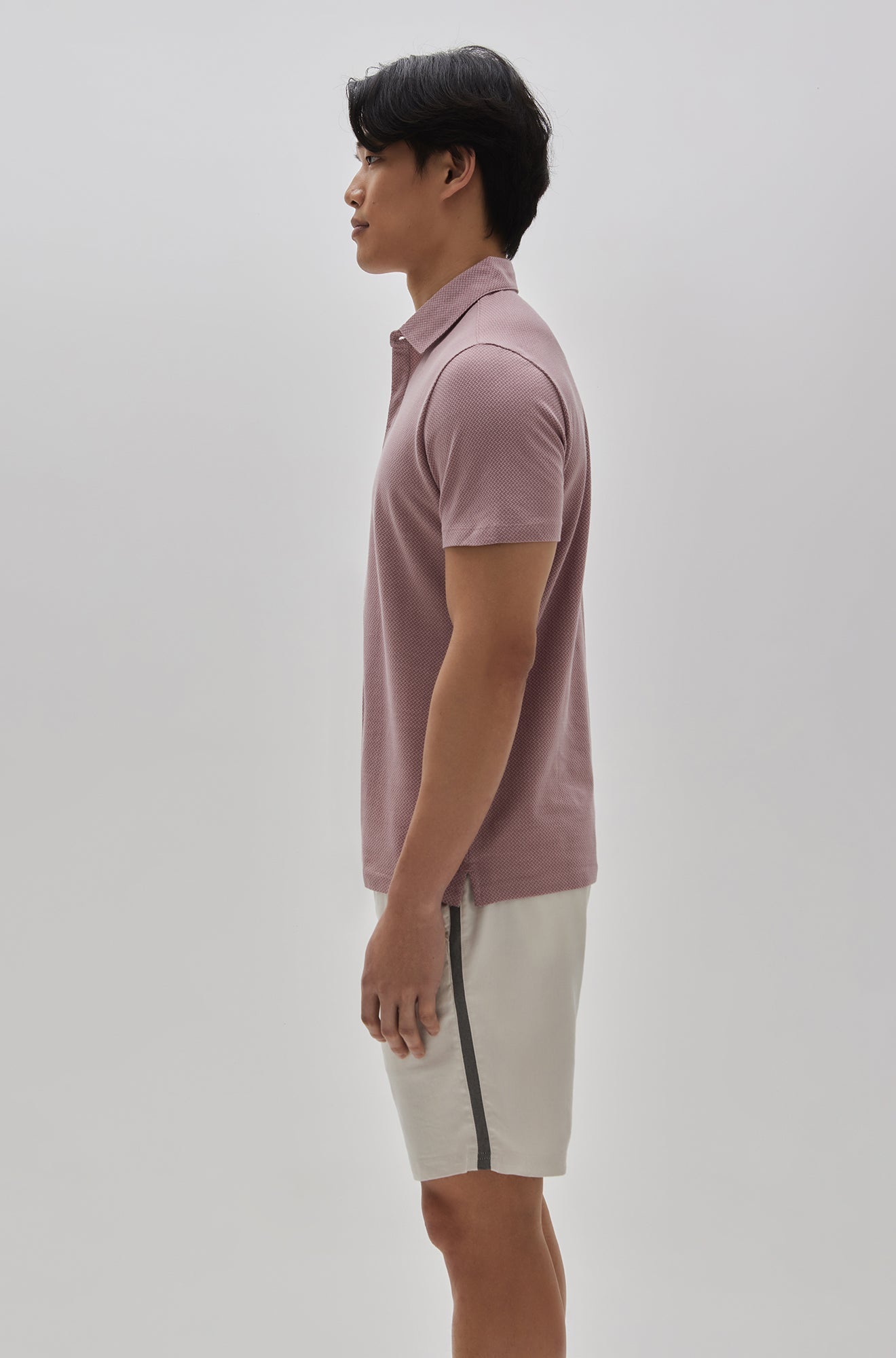 Polo à manches courtes pour homme par Robert Barakett | RB21117 Creston Corail | Boutique Vvög, vêtements mode pour homme et femme