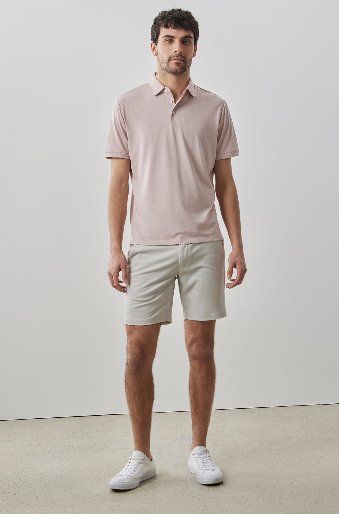 Polo à manches courtes pour homme par Robert Barakett | RB31088 Ragdan Corail | Boutique Vvög, vêtements mode pour homme et femme