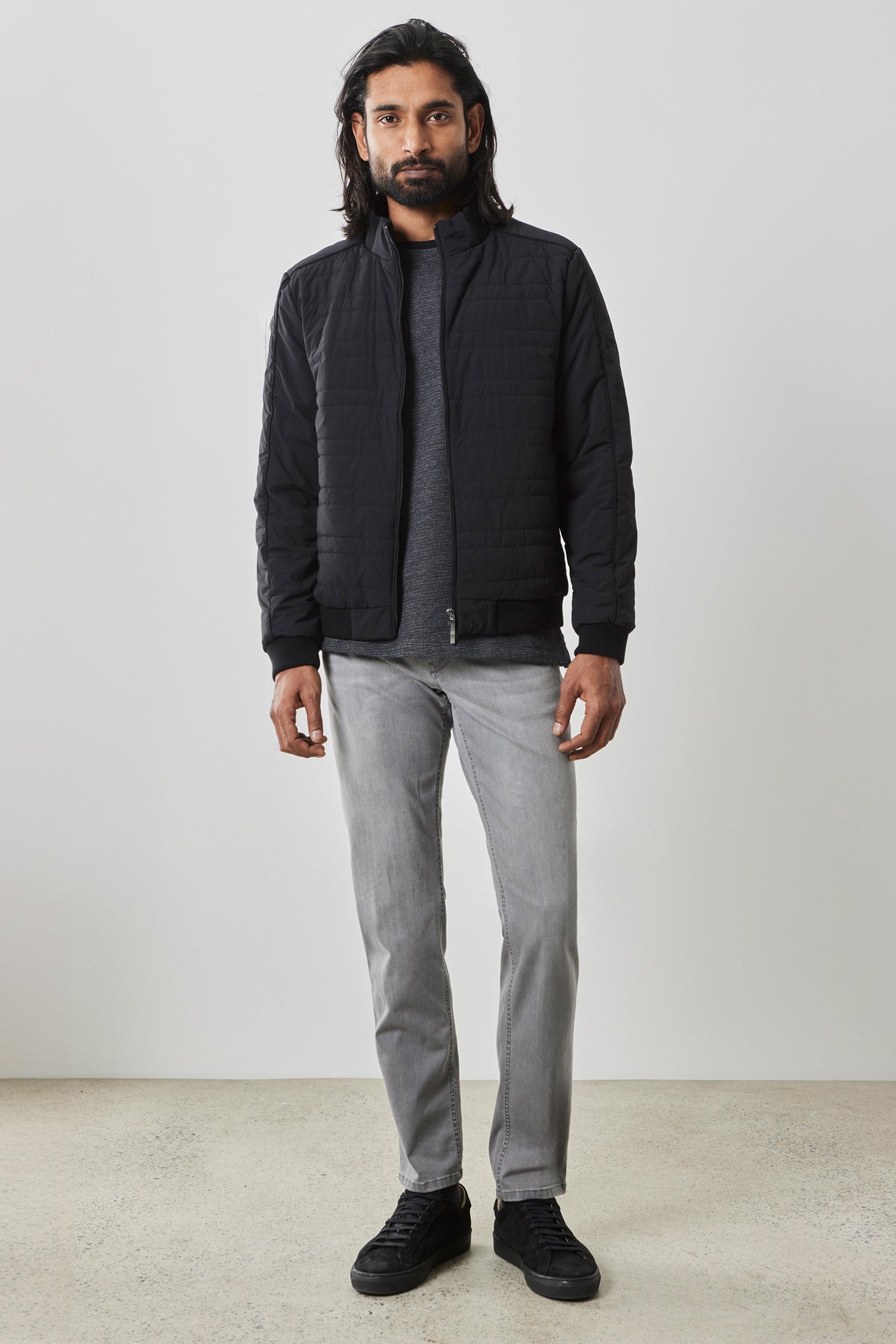 Veste pour homme par Robert Barakett | Linmore RB32401 Noir | Boutique Vvög, vêtements mode pour homme et femme