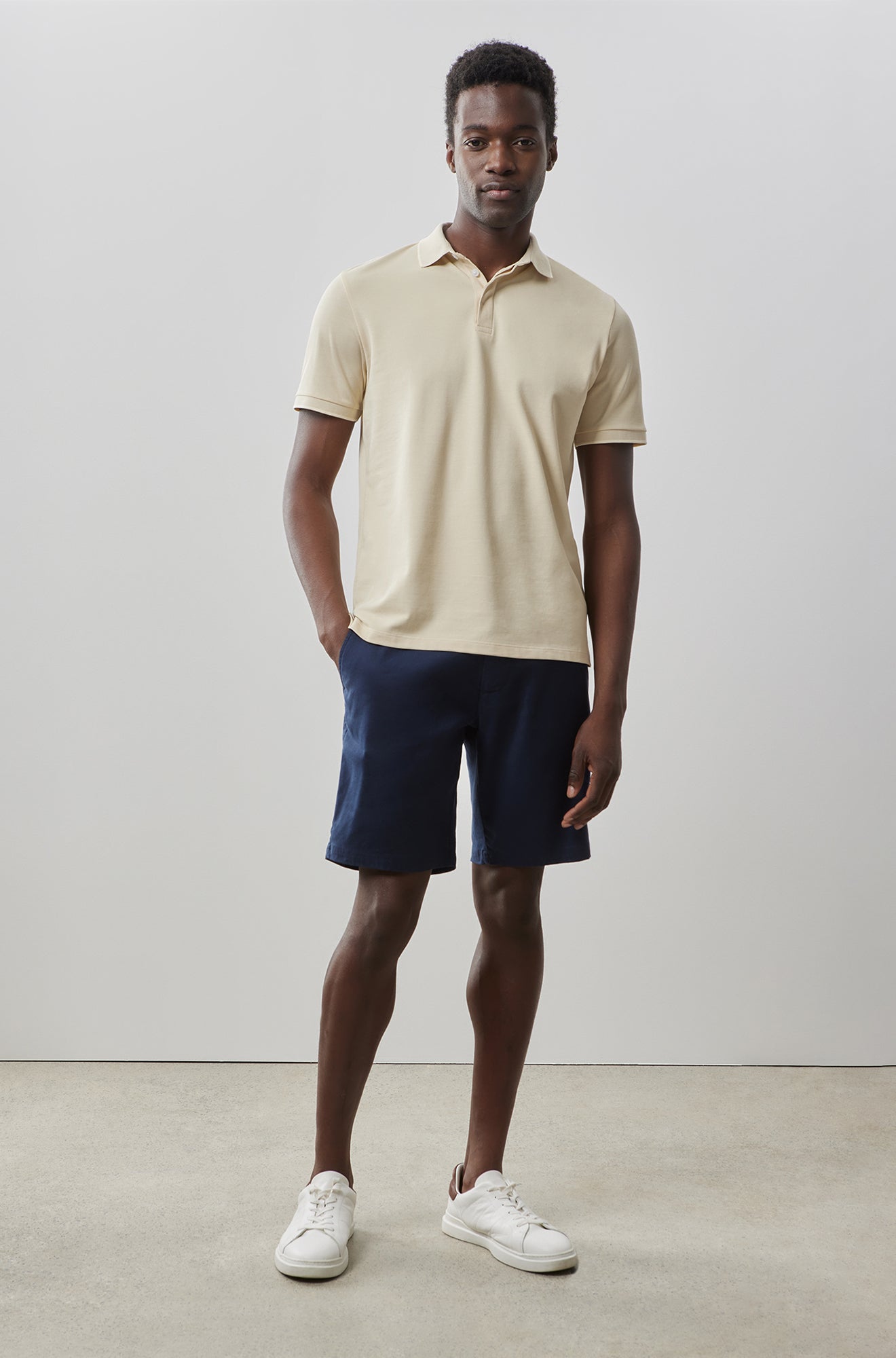 Polo pour homme par Robert Barakett | RB41087 Hunter Jaune | Boutique Vvög, vêtements mode pour homme et femme