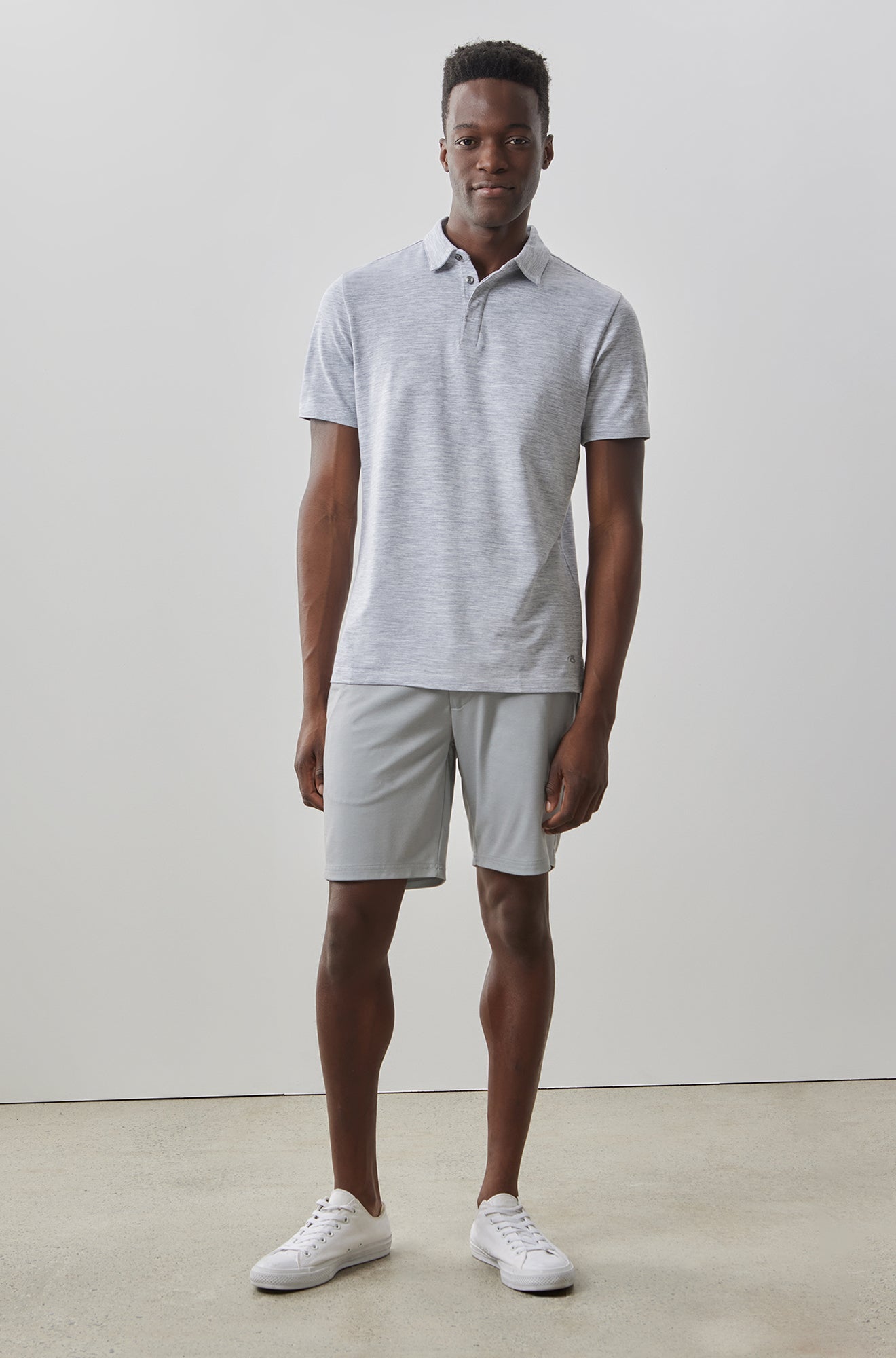 Polo à manches courtes pour homme par Robert Barakett | RB41114 Payne Gris | Boutique Vvög, vêtements mode pour homme et femme