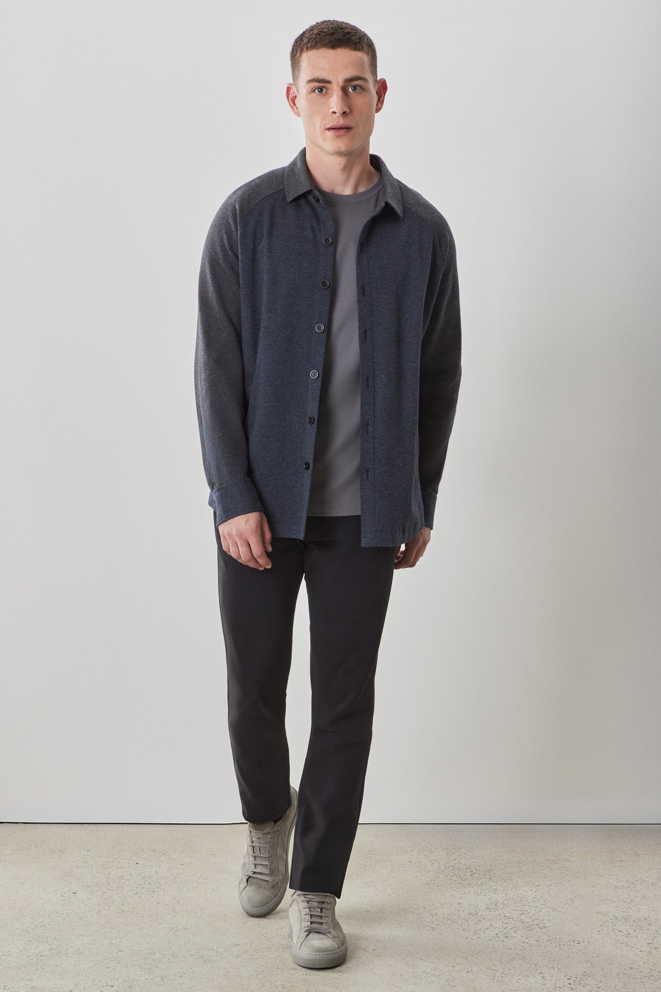 Surchemise pour homme par Robert Barakett | RB41513 Paolo Anthracite | Boutique Vvög, vêtements mode pour homme et femme