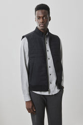 Veste matelassé pour homme par Robert Barakett | RB41541 Fremantle Noir | Boutique Vvög, vêtements mode pour homme et femme