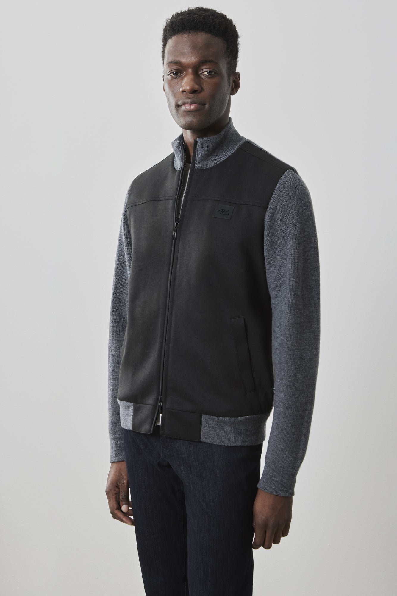 Veste entièrement zippé pour homme par Robert Barakett | RB41555 Cooper Anthracite | Boutique Vvög, vêtements mode pour homme et femme