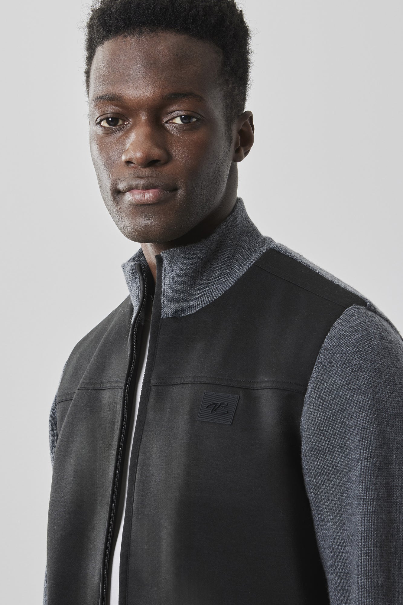Veste entièrement zippé pour homme par Robert Barakett | RB41555 Cooper Anthracite | Boutique Vvög, vêtements mode pour homme et femme