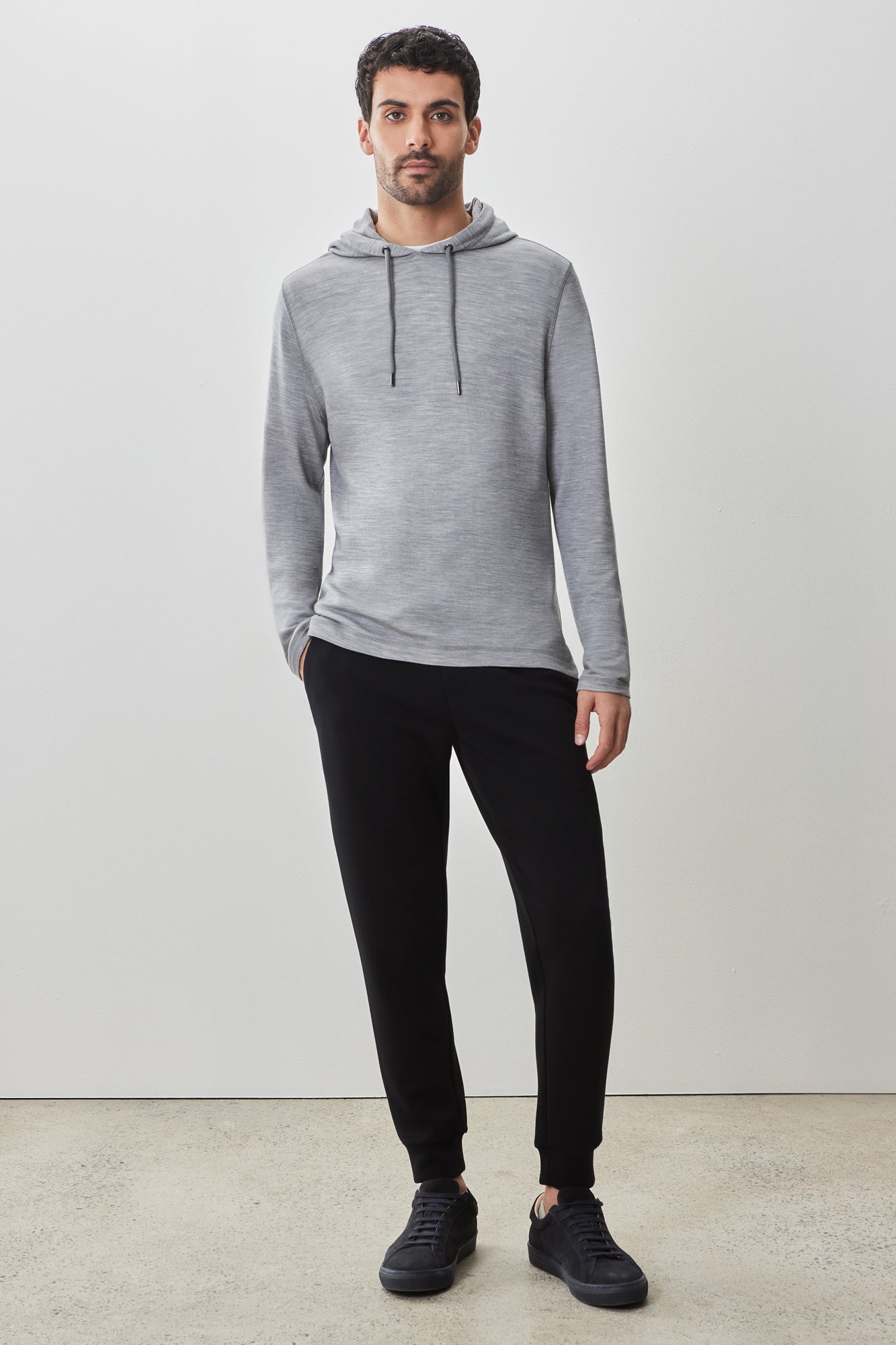 Coton ouaté "overlock" pour homme par Robert Barakett | RB51052 Mesa Gris | Boutique Vvög, vêtements mode pour homme et femme