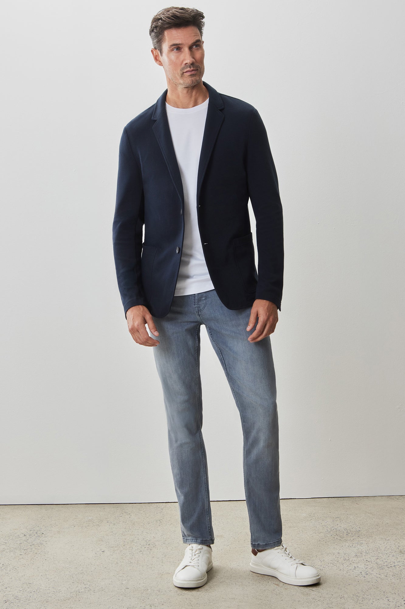 Veston sport pour homme par Robert Barakett | RB51094 Dulwich Bleu Marine | Boutique Vvög, vêtements mode pour homme et femme