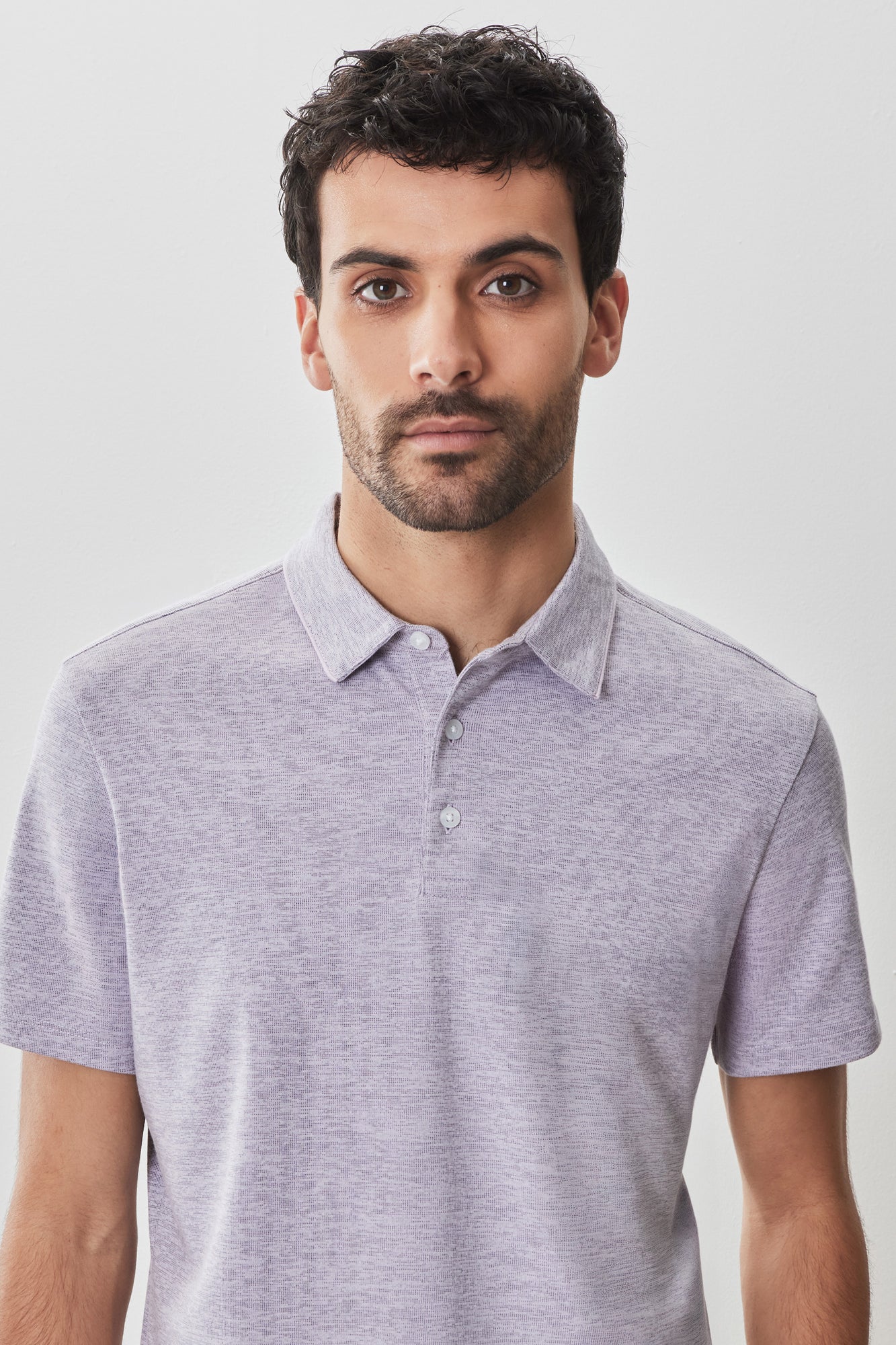 Polo pour homme par Robert Barakett | RB51110 Duke Lavande | Boutique Vvög, vêtements mode pour homme et femme