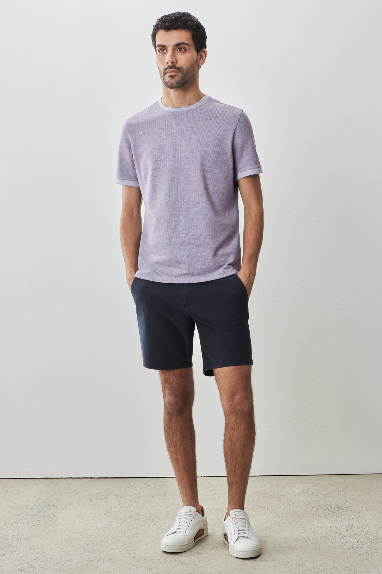 T-Shirt pour homme par Robert Barakett | RB51129 Marsh Violet | Boutique Vvög, vêtements mode pour homme et femme
