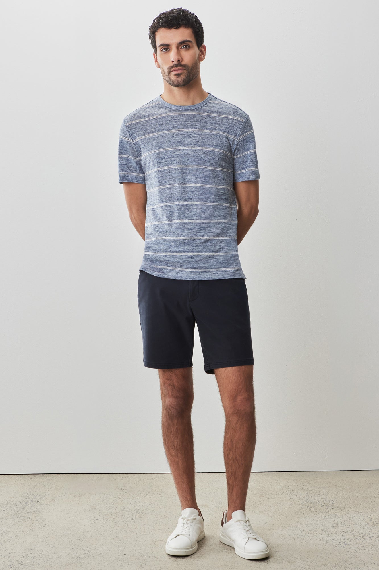 T-Shirt pour homme par Robert Barakett | RB51174 Folsom Bleu | Boutique Vvög, vêtements mode pour homme et femme