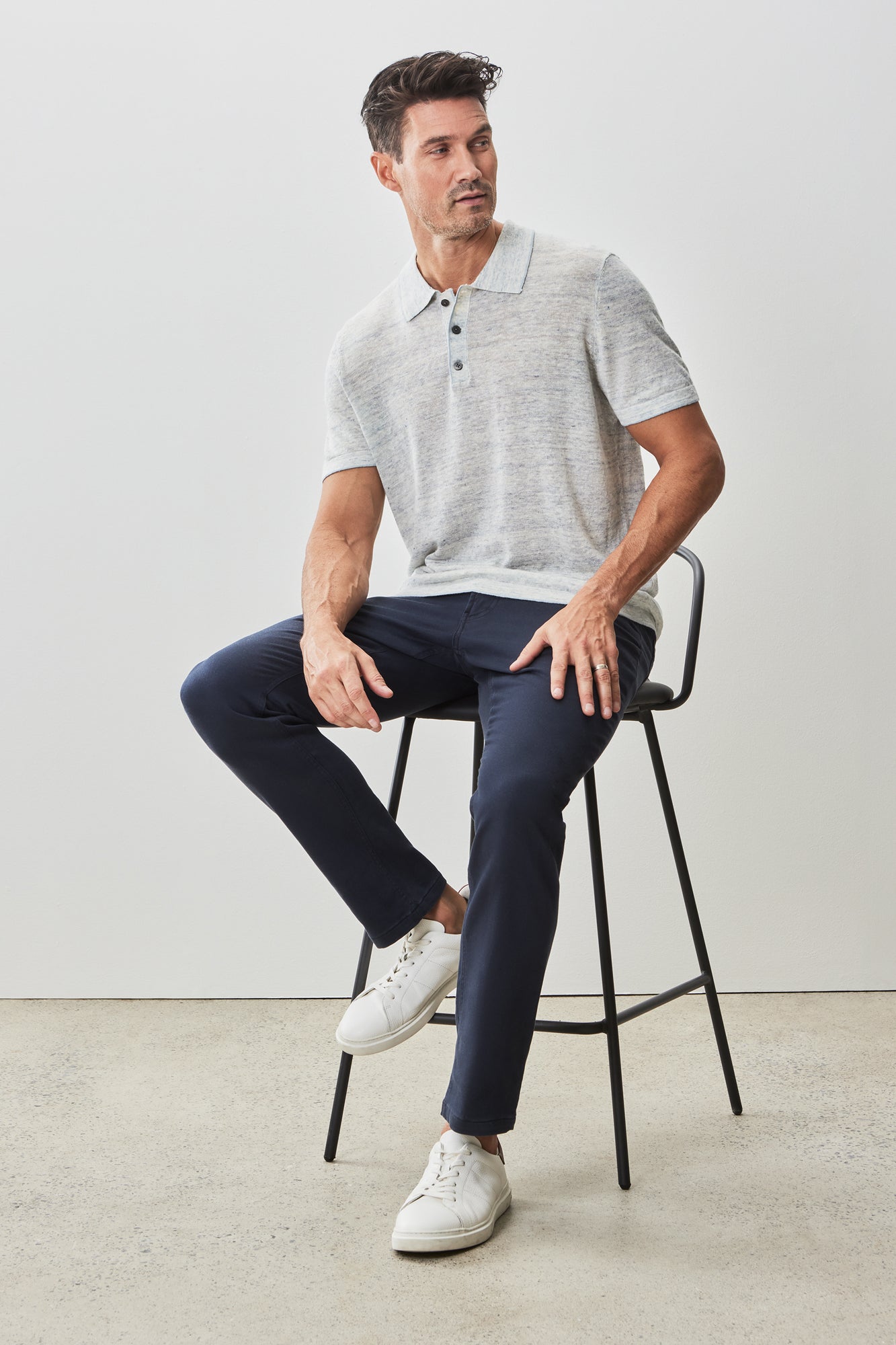 Polo pour homme par Robert Barakett | RB51207 Costa Bleu | Boutique Vvög, vêtements mode pour homme et femme
