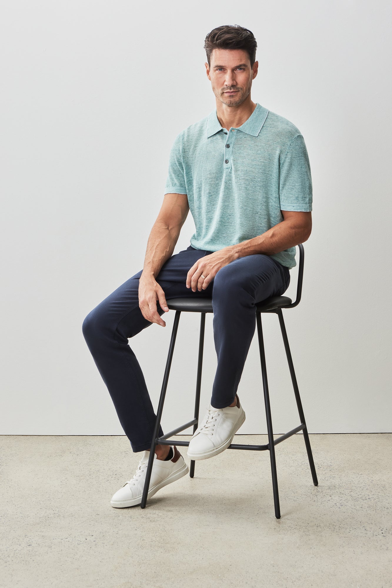 Polo pour homme par Robert Barakett | RB51207 Costa Thé Doux | Boutique Vvög, vêtements mode pour homme et femme