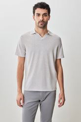 Polo col ouvert pour homme par Robert Barakett | RB51212 Enrico Rose | Boutique Vvög, vêtements mode pour homme et femme