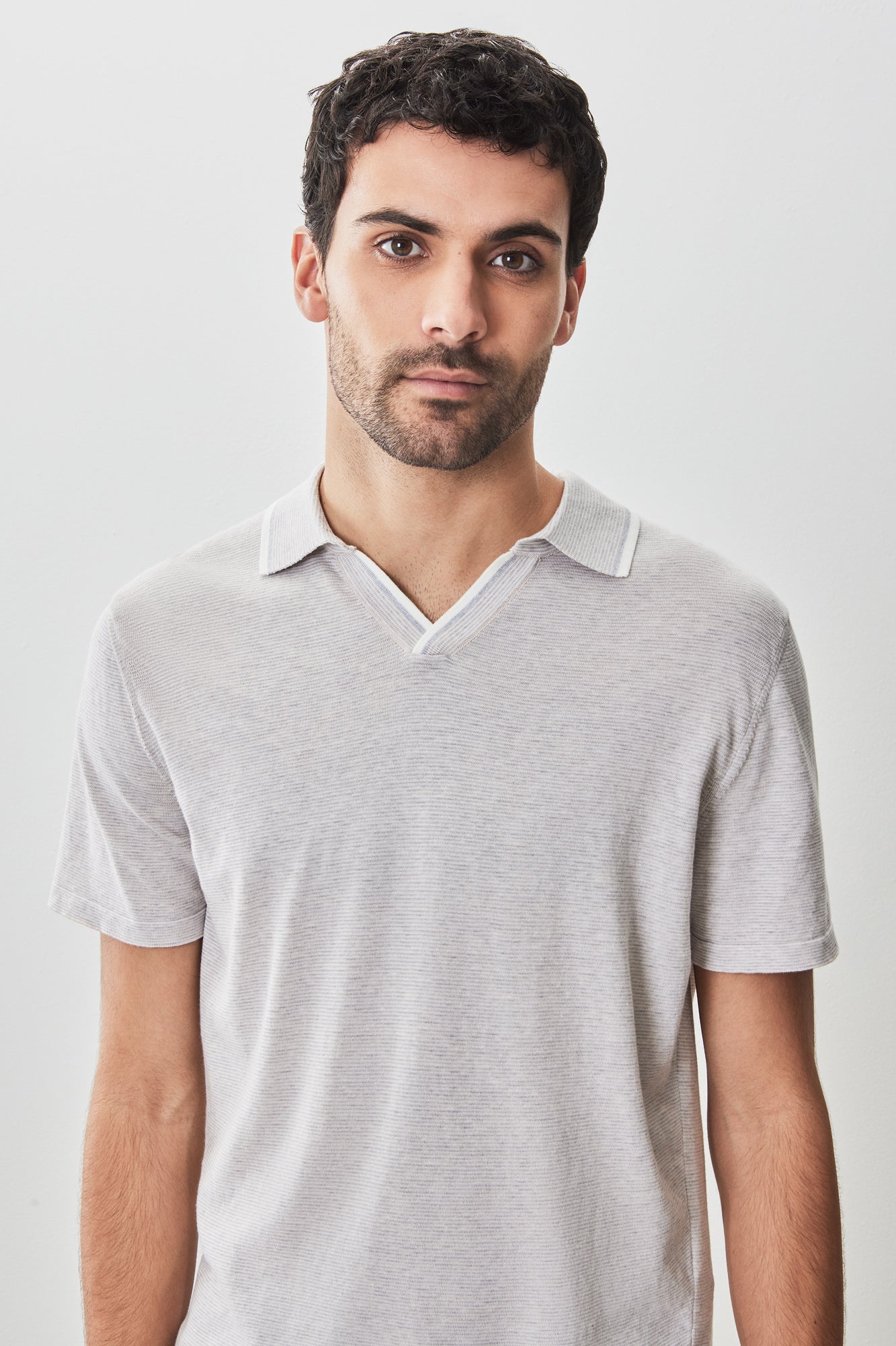 Polo col ouvert pour homme par Robert Barakett | RB51212 Enrico Rose | Boutique Vvög, vêtements mode pour homme et femme