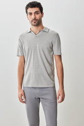 Polo col ouvert pour homme par Robert Barakett | RB51212 Enrico Pierre | Boutique Vvög, vêtements mode pour homme et femme