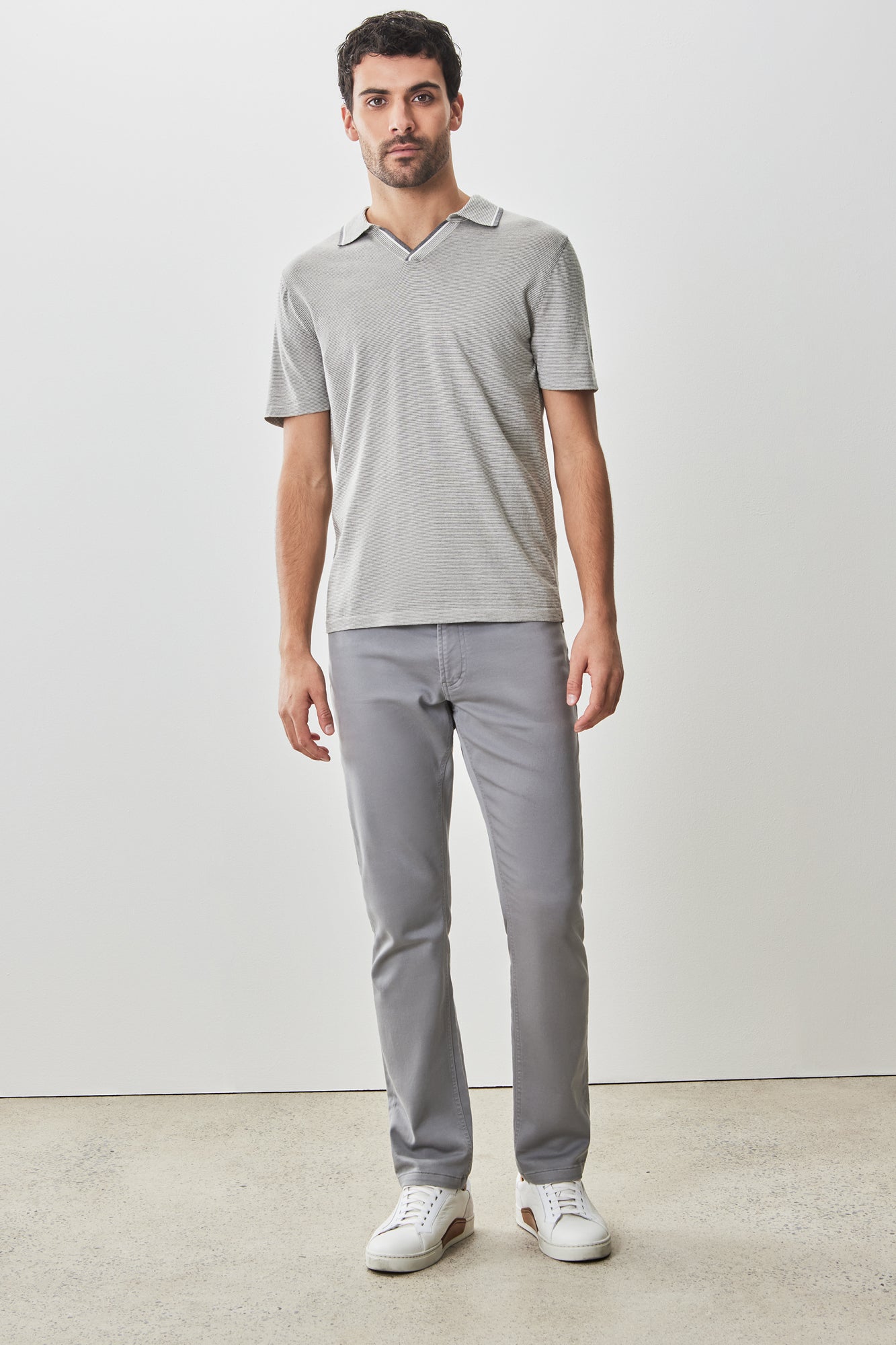 Polo col ouvert pour homme par Robert Barakett | RB51212 Enrico Pierre | Boutique Vvög, vêtements mode pour homme et femme
