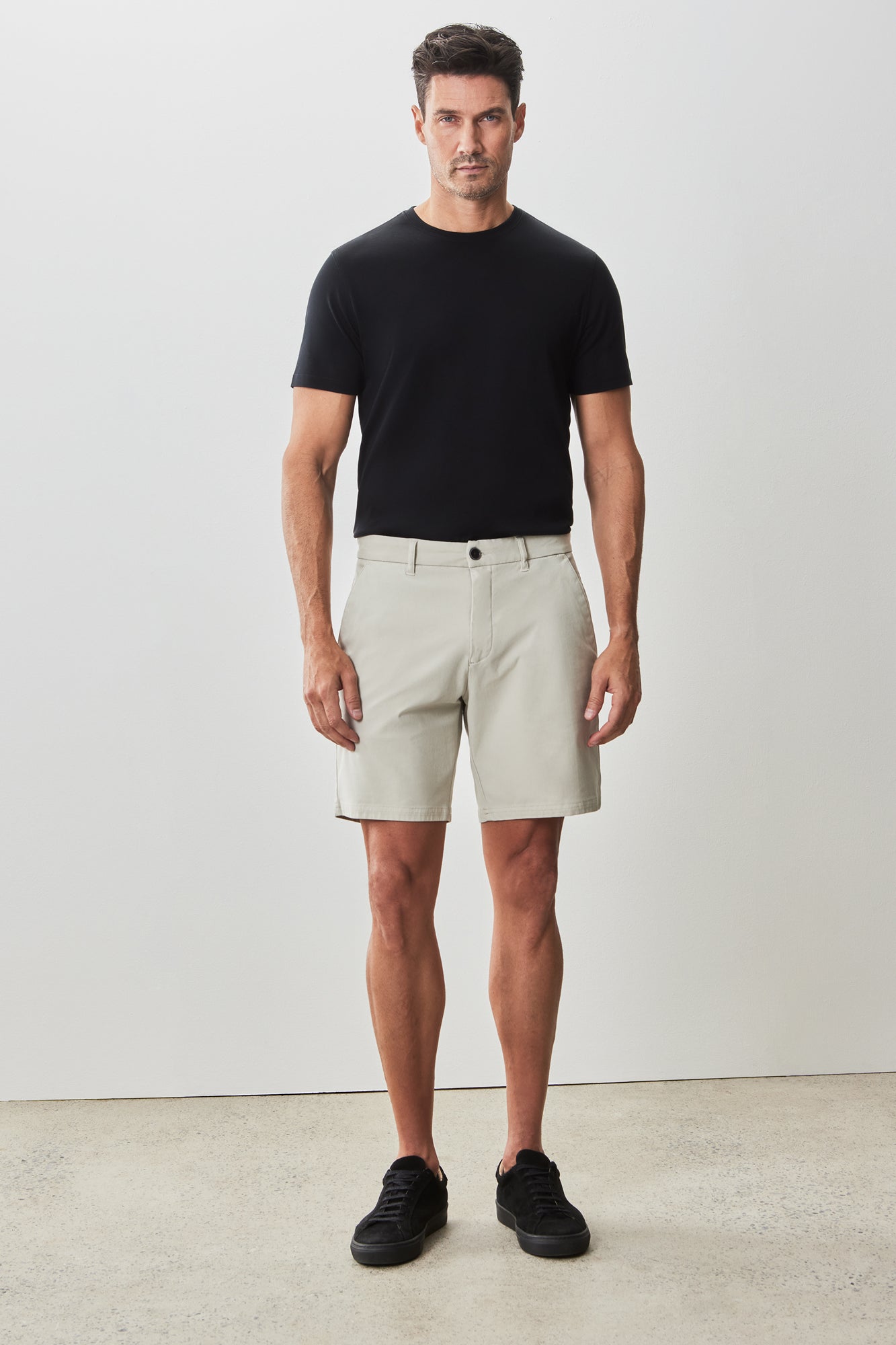 Short pour homme par Robert Barakett | RB51218 Ernie Argile | Boutique Vvög, vêtements mode pour homme et femme