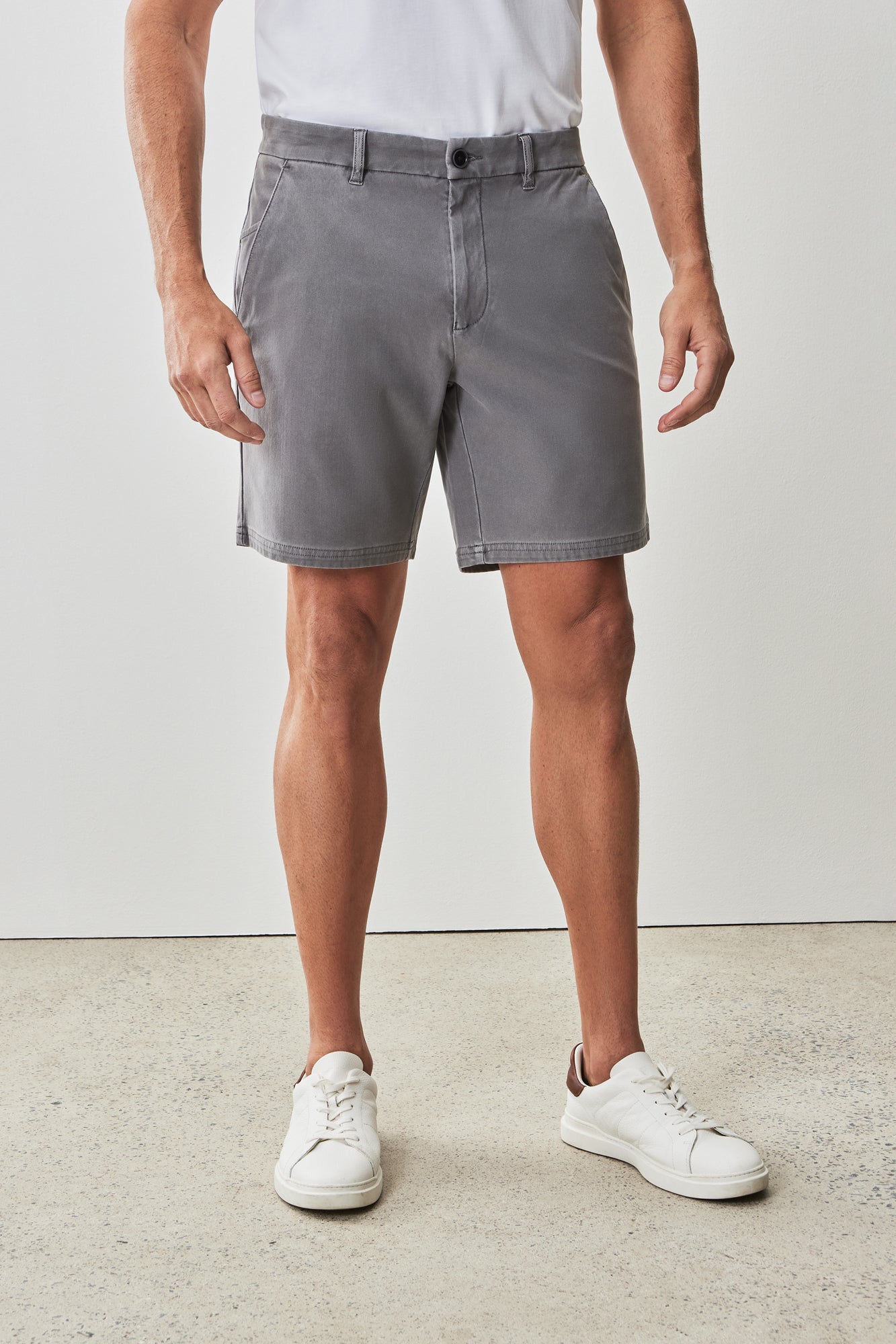 Short pour homme par Robert Barakett | RB51218 Ernie Gris | Boutique Vvög, vêtements mode pour homme et femme