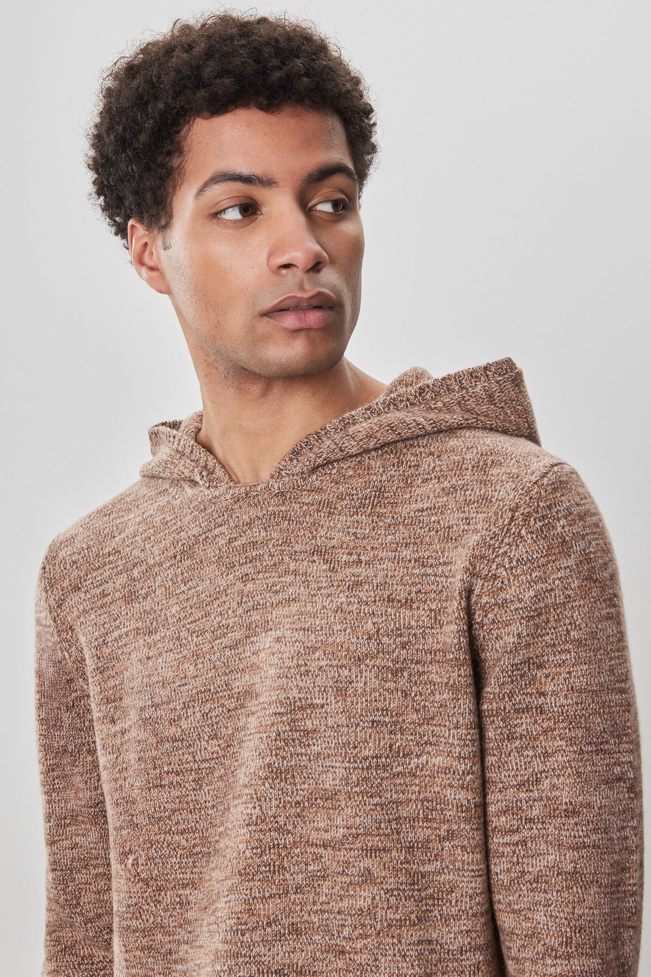 Coton ouaté en chandail à manches longues pour homme par Robert Barakett | Wildman RB52265 Brun | Boutique Vvög, vêtements mode pour homme et femme
