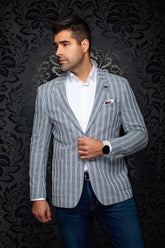 Veston pour homme par Au Noir | REMY Bleu | Boutique Vvög, inventaire complet de la marque Au Noir