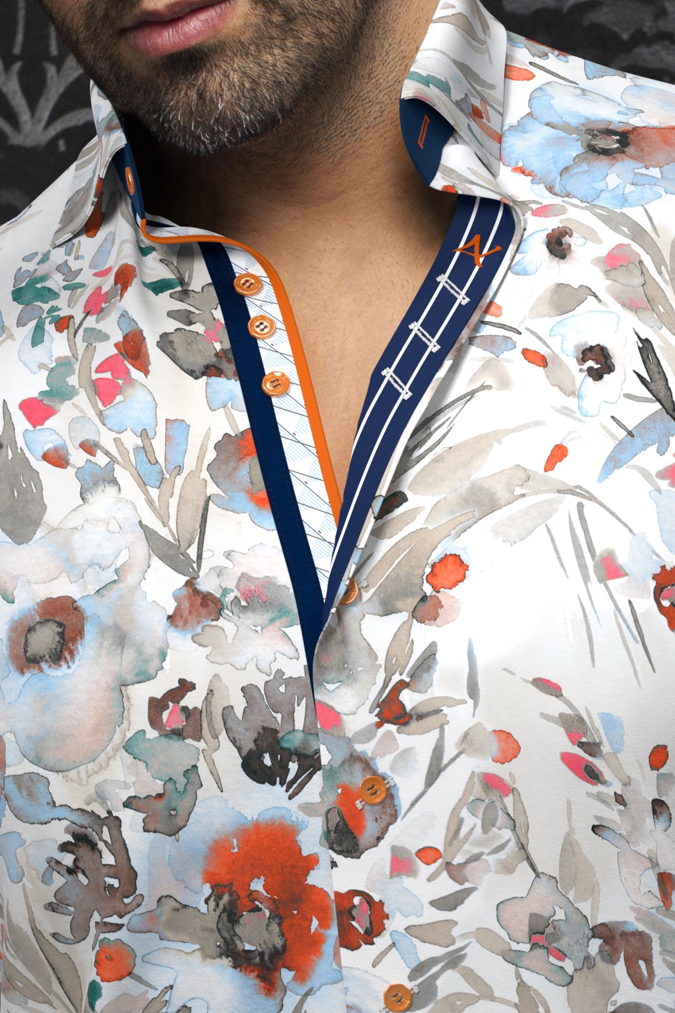 Chemise manches longues pour homme par Au Noir | SANFORD Blanc | Boutique Vvög, inventaire complet de la marque Au Noir