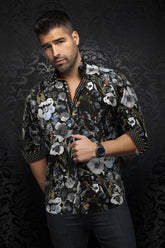 Chemise manches longues pour homme par Au Noir | SANFORD Noir | Boutique Vvög, inventaire complet de la marque Au Noir