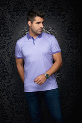Polo pour homme par Au Noir | SEACLIFF Lavande | Boutique Vvög, inventaire complet de la marque Au Noir