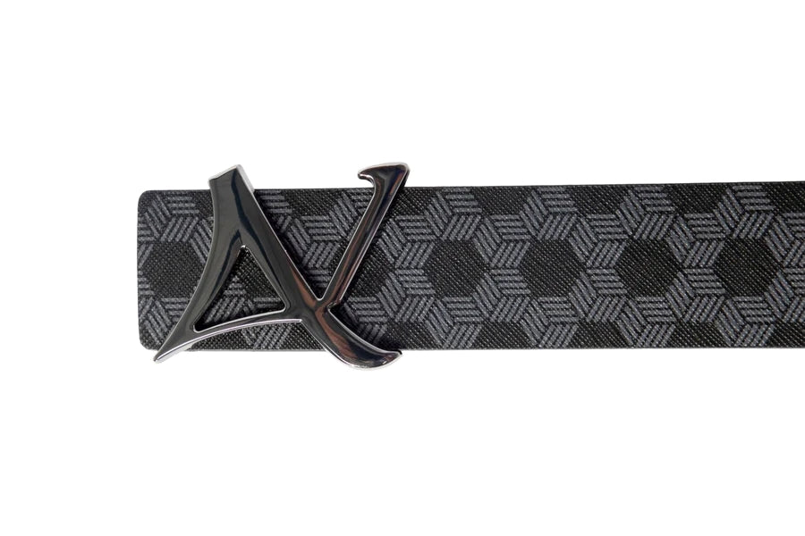 Ceinture pour homme par Au Noir | SHELBY Noir Métal | Boutique Vvög, inventaire complet de la marque Au Noir