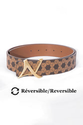 Ceinture pour homme par Au Noir | SHELBY Brun Or | Boutique Vvög, inventaire complet de la marque Au Noir
