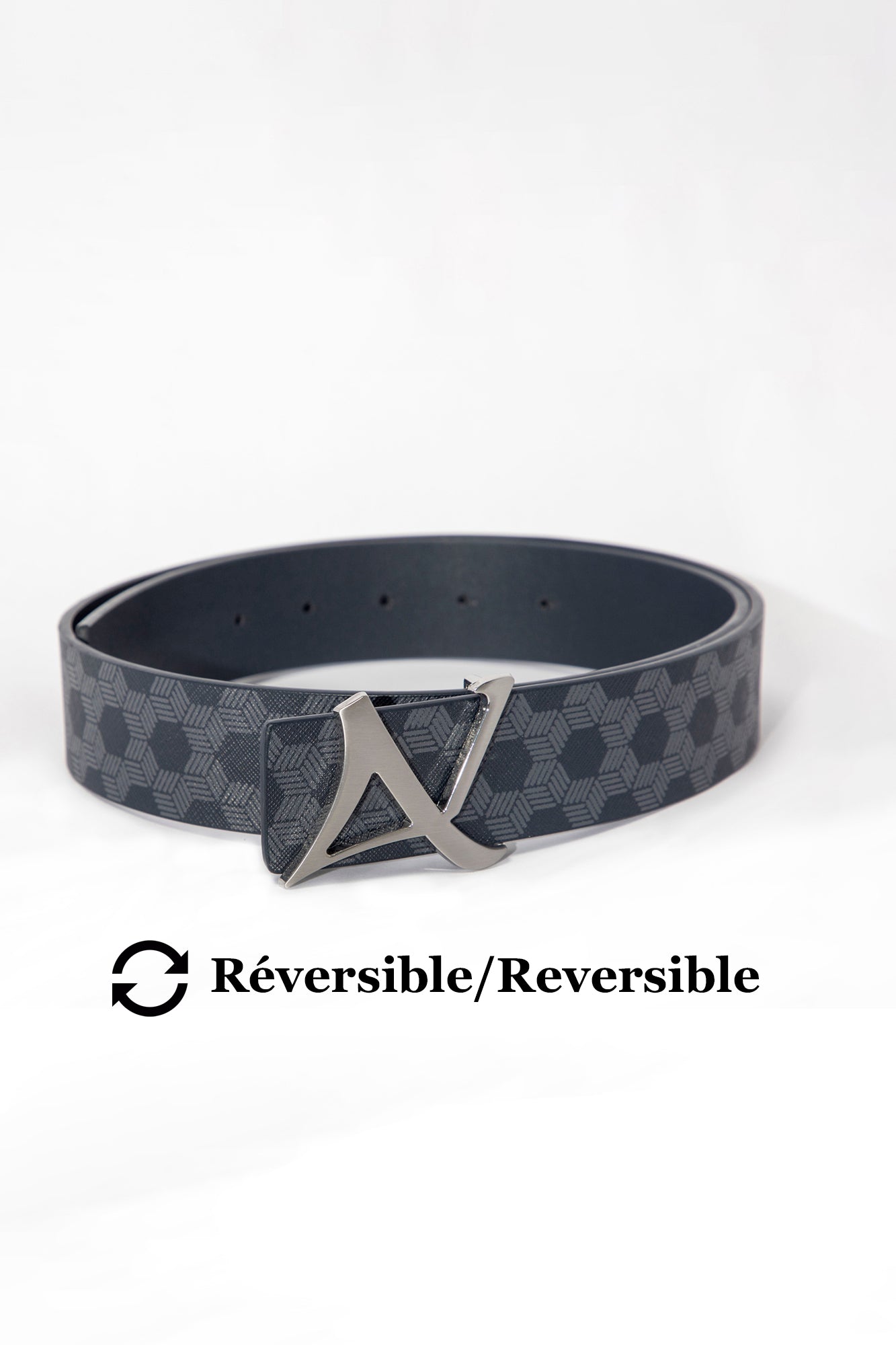 Ceinture pour homme par Au Noir | SHELBY Marine Métal | Boutique Vvög, inventaire complet de la marque Au Noir