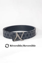 Ceinture pour homme par Au Noir | SHELBY Marine Métal | Boutique Vvög, inventaire complet de la marque Au Noir