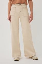 Pantalon pour femme par Esqualo | SP2612020 Naturel | Boutique Vvög, vêtements mode pour homme et femme