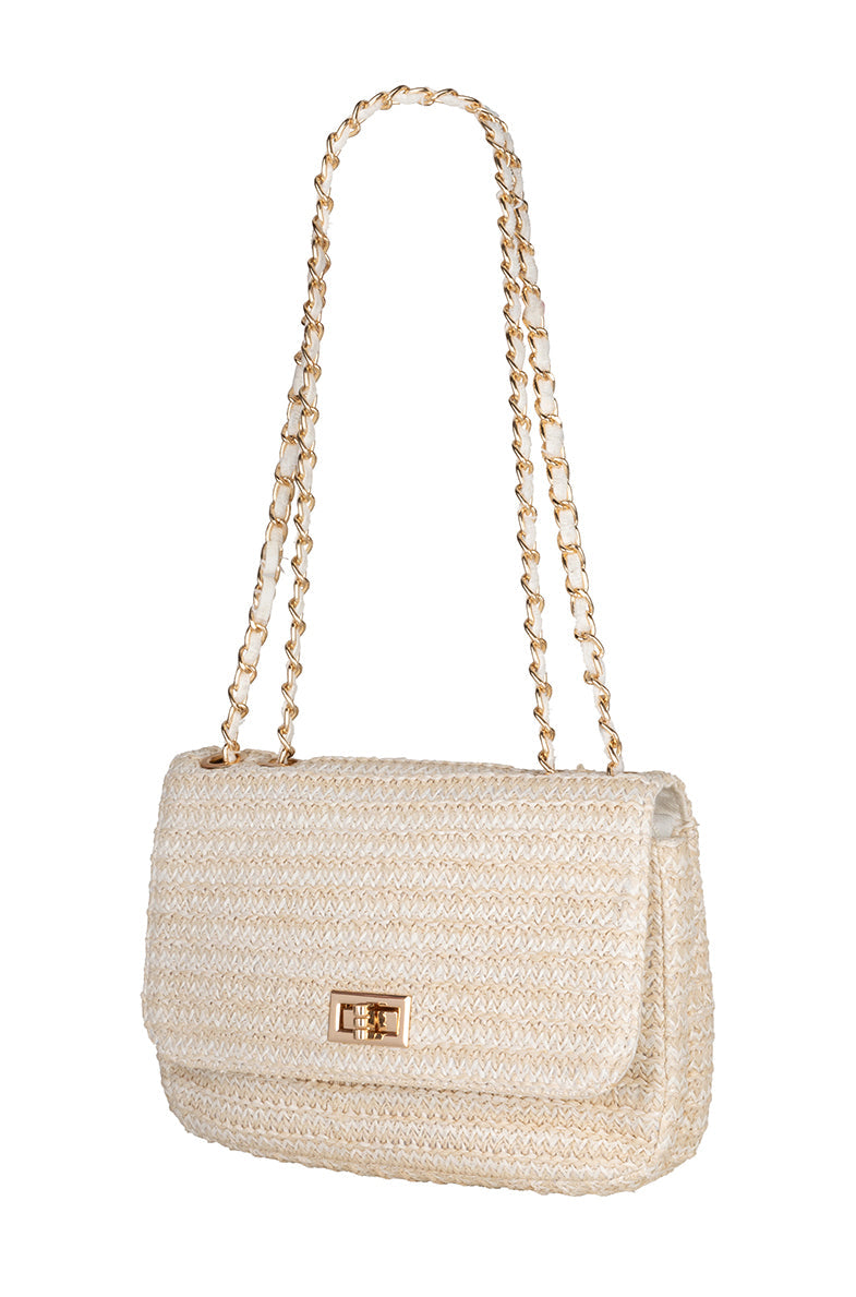 Sac à main pour femme par Esqualo | SP2538001 Blanc Cassé | Boutique Vvög, vêtements mode pour homme et femme