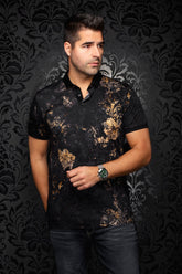 Polo pour homme par Au Noir | SUMATRAN Noir | Boutique Vvög, inventaire complet de la marque Au Noir