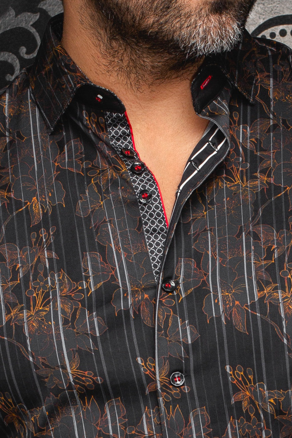 Chemise manches longues pour homme par Au Noir | SWERVE Noir | Boutique Vvög, inventaire complet de la marque Au Noir