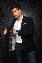 Veston pour homme par Au Noir | TROY Noir | Boutique Vvög, inventaire complet de la marque Au Noir