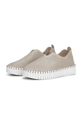 Souliers pour femme par Ilse Jacobsen | TULIP3577 Blanc Argenté | Boutique Vvög, vêtements mode pour homme et femme