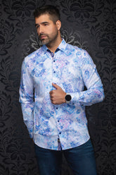 Chemise manches longues en Knit extensible pour homme par Au Noir | WISTERIA Rose | Boutique Vvög, inventaire complet de la marque Au Noir