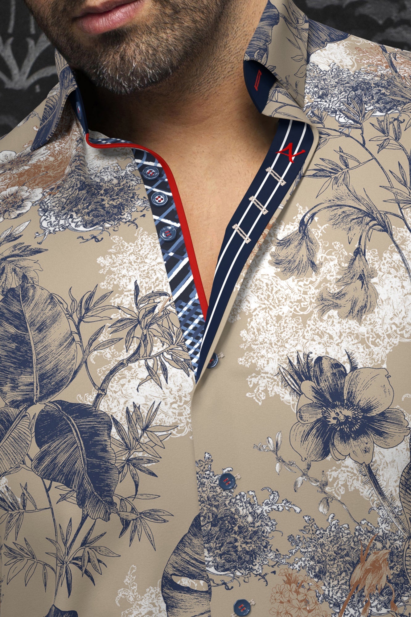 Chemise manches longues pour homme par Au Noir | ZANE Pierre | Boutique Vvög, inventaire complet de la marque Au Noir