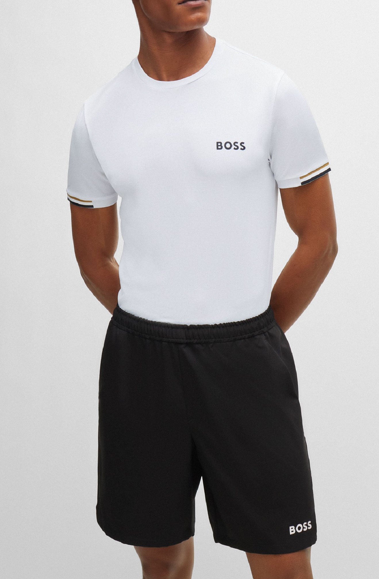 Men's round neck T-Shirt by HUGO BOSS collection Green 50506348
