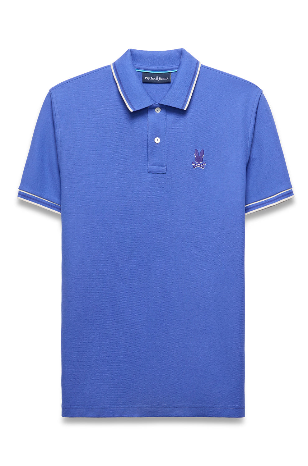 Polo sport pour homme par Psycho Bunny | MT0100193 Bleu Amparo | Boutique Vvög, vêtements mode pour homme et femme