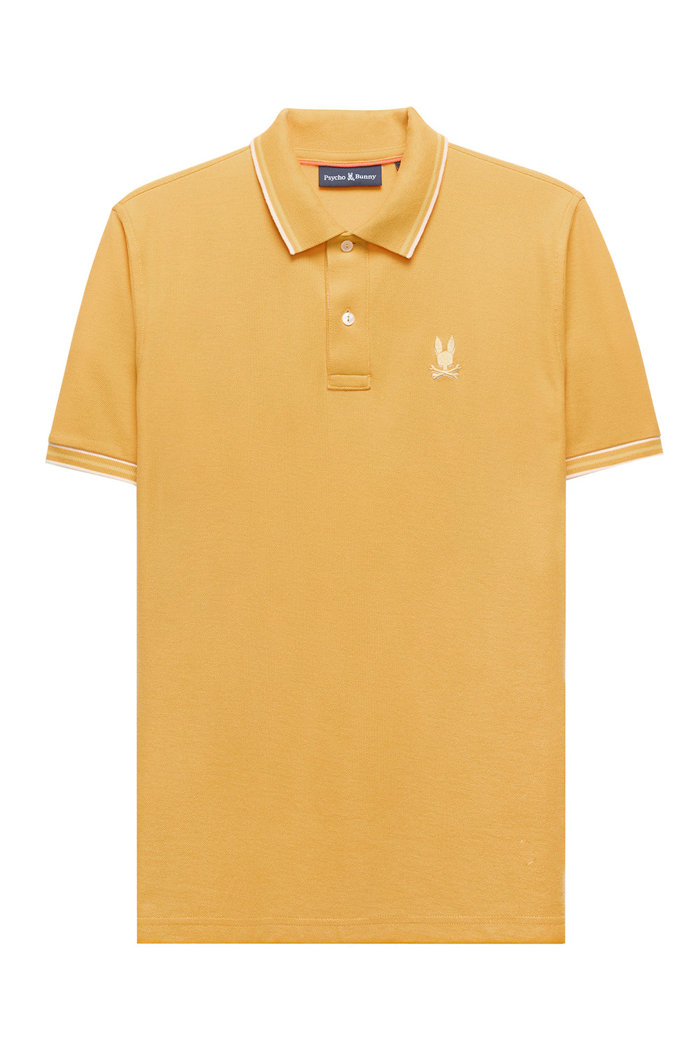 Polo sport pour homme par Psycho Bunny | MT0100193 Or Jurassique | Boutique Vvög, vêtements mode pour homme et femme