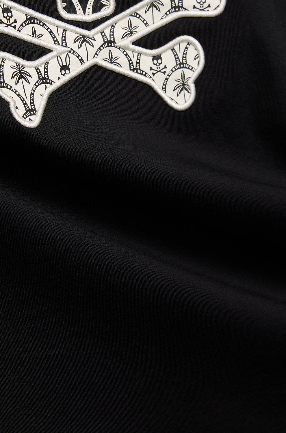 T-Shirt pour homme par Psycho Bunny | MT0200274 Noir | Boutique Vvög, vêtements mode pour homme et femme