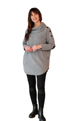 Tunique pour femme par Rien ne se perd, tout se crée | Myriq Gris | Boutique Vvög, vêtements mode pour homme et femme