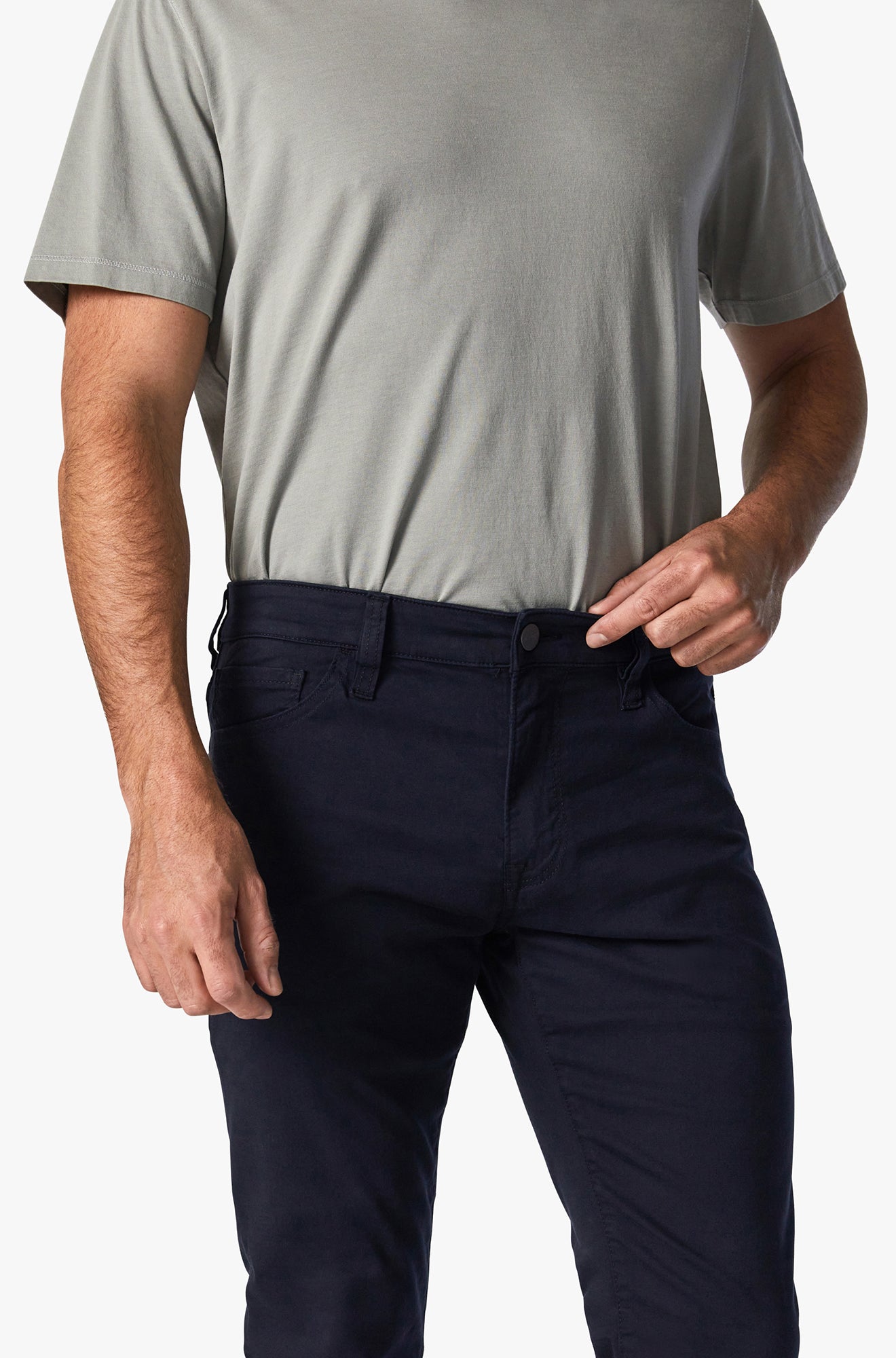 Pantalon pour homme par 34 Heritage | Cool/H001014-18616 Sergé Bleu Marine/Navy Twill | Boutique Vvög, vêtements mode pour homme et femme