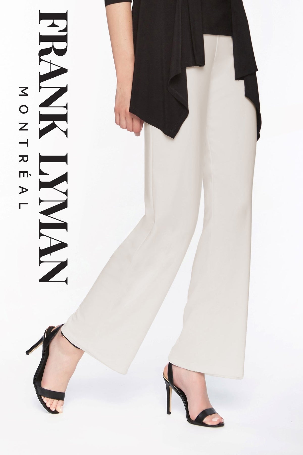 Pantalon en Knit par Frank Lyman - 038 Almond - Boutique Vvög, référence en mode pour homme et femme, vêtement mode pour homme & femme